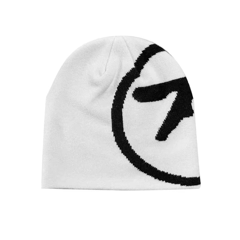 Women Hat Knitting Beanies Aphex Twin Caps for Men Y2K Streetwear Winter Fashion Pullover Kpop Vintage Goth Warm Hip Hop Unisex